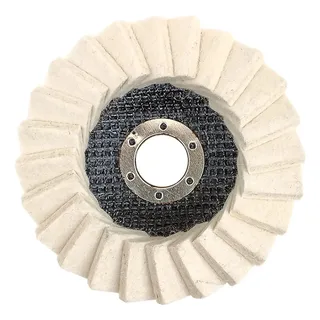 Flap Feltro Polimento Fg27 D5/h25 Suave Fibra 115mm G-wendt
